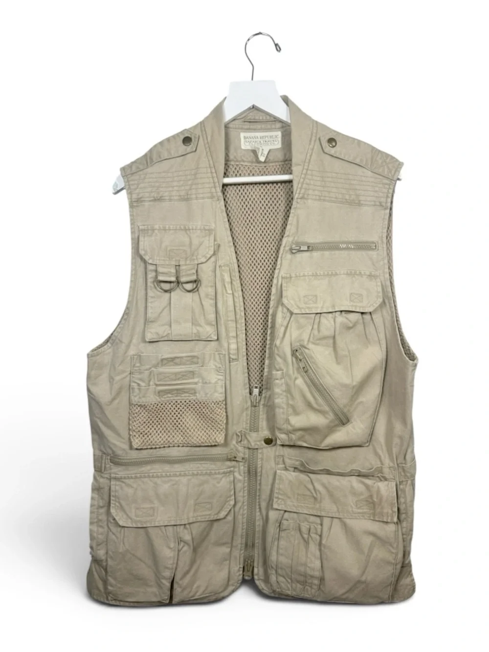 Banana Republic Safari & Travel Company Men’s Vintage Vest M-404 Sz M